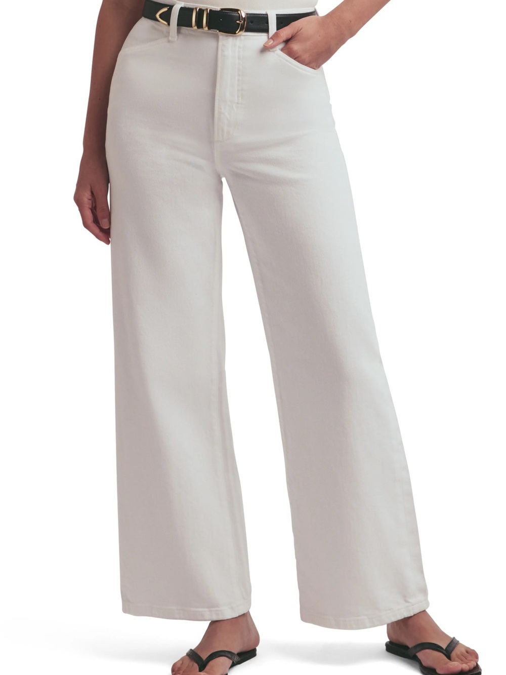 Favorite Daughter | The Mischa Wide Leg Jeans (Leche)
